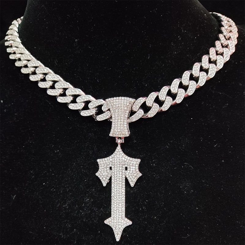 Unisex Iced Out Trapstar Inspired Chain Europeice