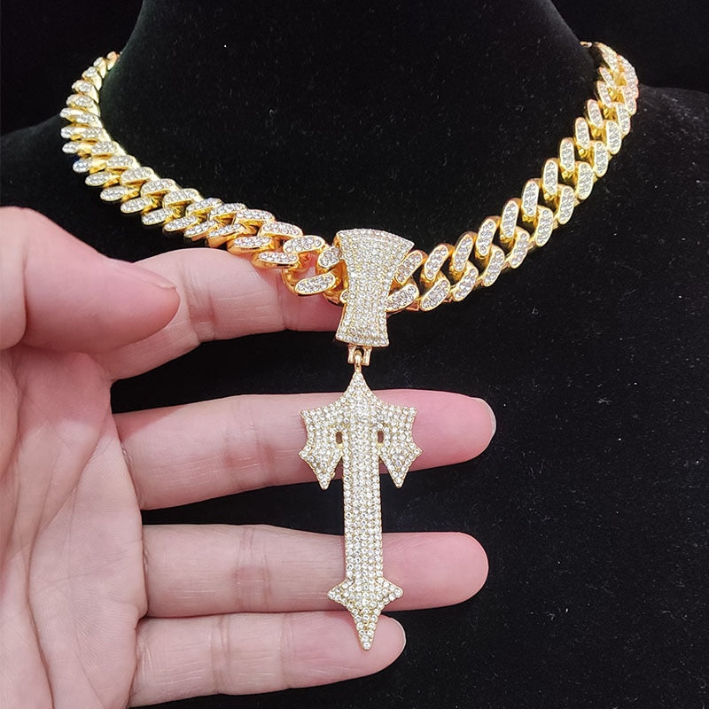 Unisex Iced Out "Trapstar" inspired Chain